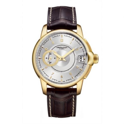 Hamilton Railroad 44 Small Seconds Yellow Gold / Silver H40645555