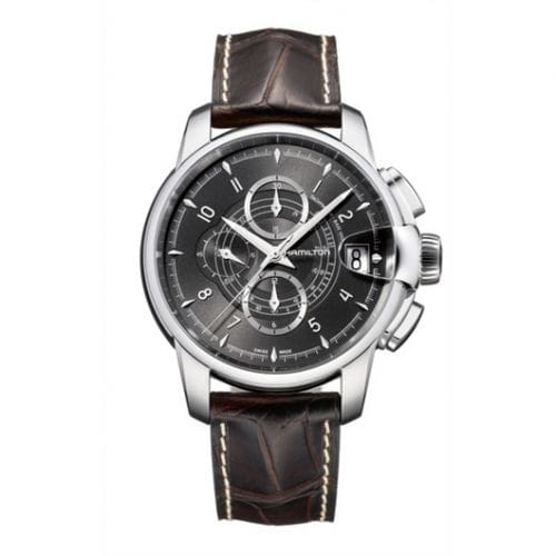 Hamilton Railroad 46 Chrono Stainless Steel / Black H40616535