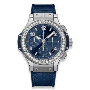 Hublot Big Bang 41 Stainless Steel / Diamond / Blue 341.SX.7170.LR.1204