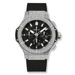 Hublot Big Bang 45 Stainless Steel / Diamond / Black 301.SX.1170.RX.1104