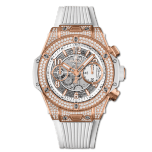 Hublot Big Bang Unico 42 King Gold / Pavé / White 441.OE.2010.RW.1704
