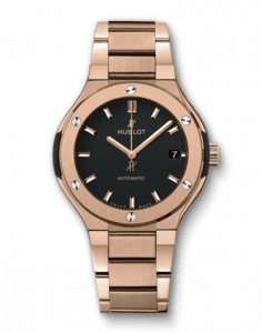 Hublot Classic Fusion 38 King Gold / Black / Bracelet 568.OX.1180.OX