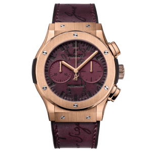 Hublot Classic Fusion 45 Chronograph Berluti Scritto Bordeaux 521.OX.050V.VR.BER18