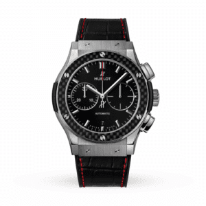 Hublot Classic Fusion 45 Chronograph Titanium / Black / Watches of Switzerland 521.NQ.1170.LR.AUM18