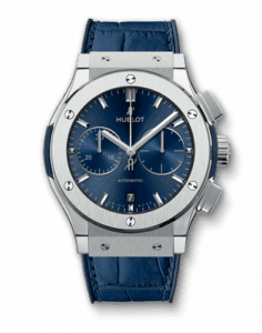 Hublot Classic Fusion 45 Chronograph Titanium / Blue 521.NX.7170.LR