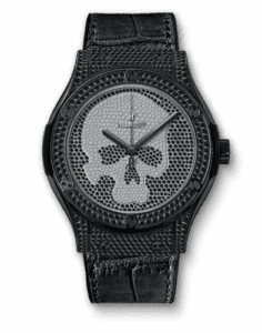 Hublot Classic Fusion 45 Skull Black Full Pavé 511.ND.9100.LR.1700.SKULL