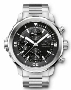 IWC Aquatimer Chronograph Stainless Steel / Black / Bracelet IW3768-04