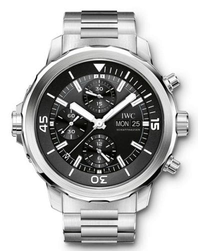 IWC Aquatimer Chronograph Stainless Steel / Black / Bracelet IW3768-04