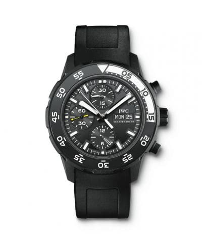 IWC Aquatimer Chronograph Stainless Steel / Black / Rubber / Galapagos Islands IW3767-05