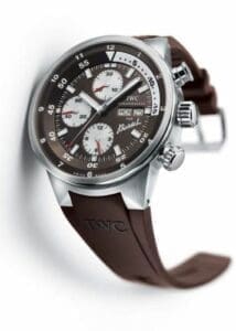 IWC Aquatimer Chronograph Stainless Steel / Brown / Rubber / Boesch IW3782-04