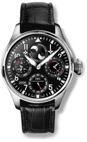 IWC Big Pilot Perpetual Calendar Platinum / Black / Sincere IW5026-05