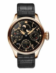 IWC Big Pilot Perpetual Calendar Red Gold / Black / Boutique 2011 IW5026-35