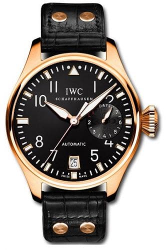 IWC Big Pilot Rose Gold / Black / Tourneau IW5004-08
