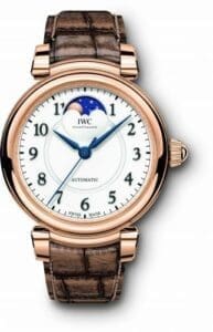 IWC Da Vinci 36 Moonphase Red Gold / Silver IW4593-08