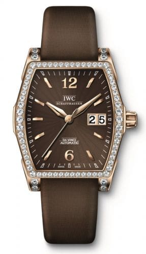 IWC Da Vinci Automatic Midsize Rose Gold / Diamond / Chocolate IW4523-21