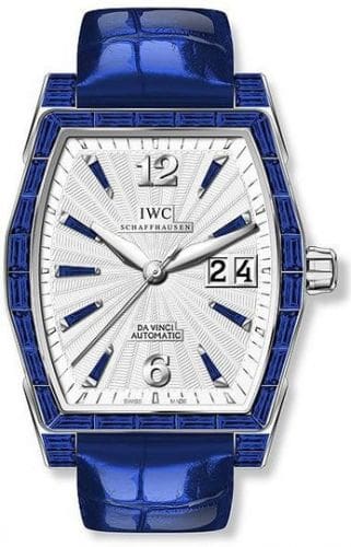 IWC Da Vinci Automatic Midsize White Gold / Sapphire / Silver IW4523-34