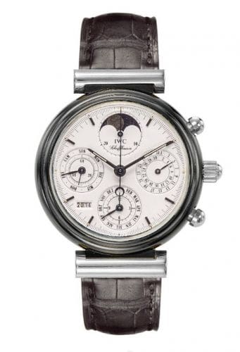 IWC Da Vinci Perpetual Black Ceramic / White Gold / White / English IW3755-09