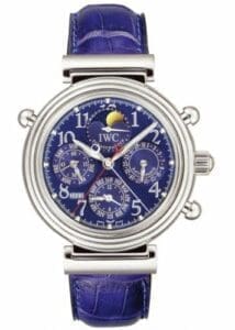 IWC Da Vinci Perpetual Rattrapante Platinum / Blue / English IW3754-07