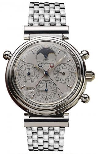 IWC Da Vinci Perpetual Rattrapante Platinum / Silver / German / Bracelet IW9254-05