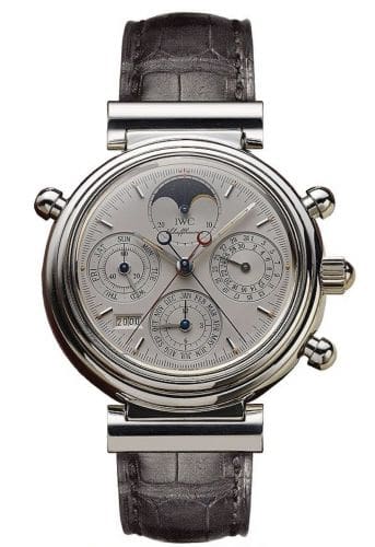 IWC Da Vinci Perpetual Rattrapante Platinum / Silver / German IW3751-02