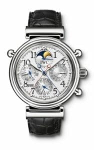 IWC Da Vinci Perpetual Rattrapante Platinum / Silver / German IW3754-09