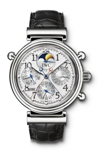 IWC Da Vinci Perpetual Rattrapante Platinum / Silver / German IW3754-09