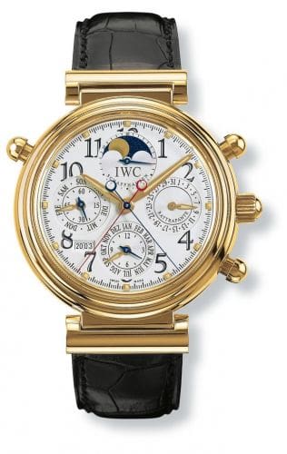 IWC Da Vinci Perpetual Rattrapante Rose Gold / Silver / German IW3754-01