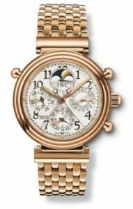 IWC Da Vinci Perpetual Rattrapante Rose Gold / Silver / Italian / Bracelet IW9272-02