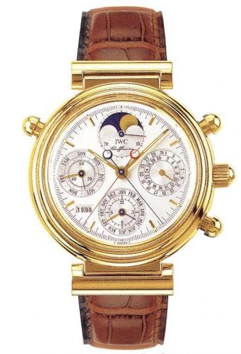 IWC Da Vinci Perpetual Rattrapante Yellow Gold / Silver / German IW3751-05