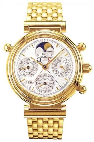 IWC Da Vinci Perpetual Rattrapante Yellow Gold / Silver / Italian / Bracelet IW9254-02