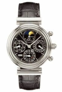 IWC Da Vinci Perpetual Stainless Steel / Black / French IW3750-31