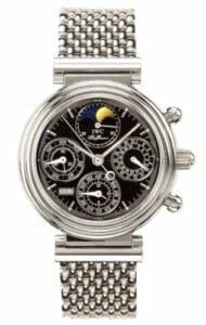 IWC Da Vinci Perpetual Stainless Steel / Black / Italian / Bracelet IW3750-33