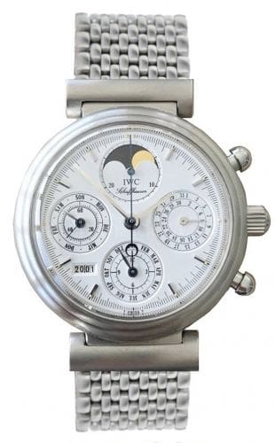 IWC Da Vinci Perpetual Stainless Steel / White / German / Bracelet IW3750-19