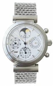 IWC Da Vinci Perpetual Stainless Steel / White / Italian / Bracelet IW3750-20
