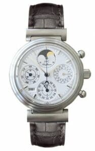 IWC Da Vinci Perpetual Stainless Steel / White / Italian IW3750-12