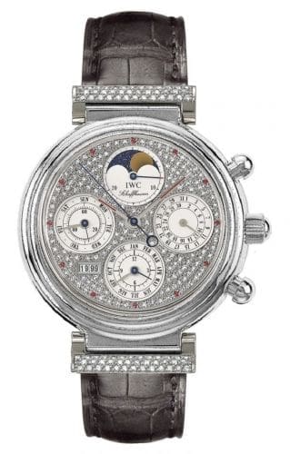 IWC Da Vinci Perpetual White Gold / Diamond / Paved / English IW8153-18