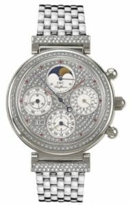 IWC Da Vinci Perpetual White Gold / Diamond / Paved / German IW9253-13