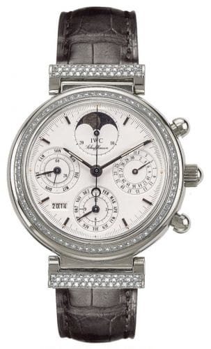 IWC Da Vinci Perpetual White Gold / Diamond / White / English IW8153-11