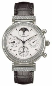 IWC Da Vinci Perpetual White Gold / Diamond / White / Italian IW8153-10