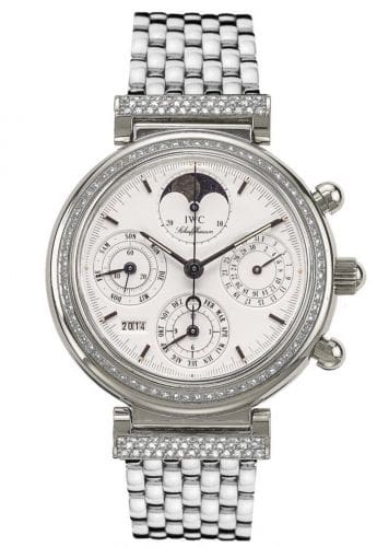 IWC Da Vinci Perpetual White Gold / Diamond / White / Italian IW9253-10