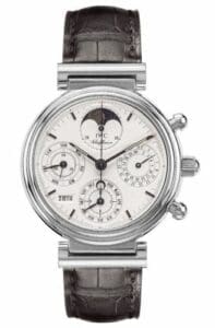 IWC Da Vinci Perpetual White Gold / White / French IW3750-09