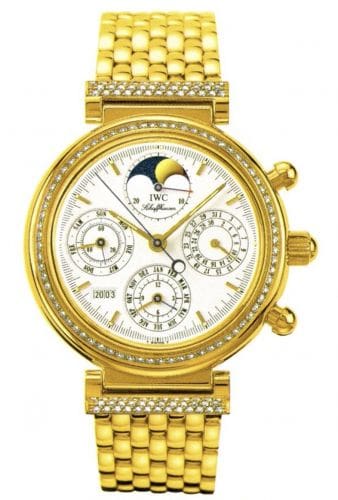 IWC Da Vinci Perpetual Yellow Gold / Diamond / White / English / Bracelet IW9253-03