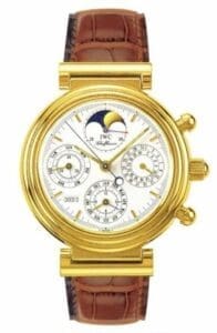 IWC Da Vinci Perpetual Yellow Gold / White / French IW3750-04