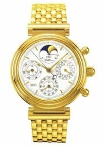 IWC Da Vinci Perpetual Yellow Gold / White / Italian / Bracelet IW9252-02