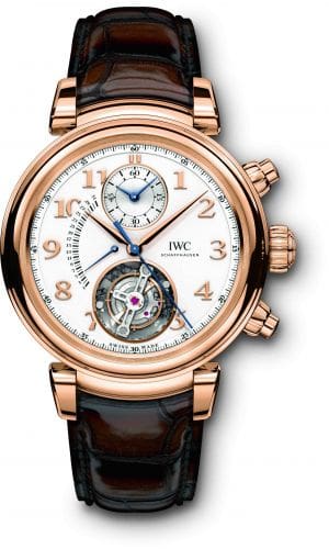IWC Da Vinci Tourbillon Rétrograde Chronograph Red Gold / Silver IW3931-01