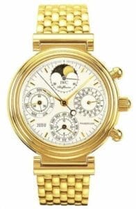 IWC Da Vinci Tourbillon Yellow Gold / French / Bracelet IW9267-04