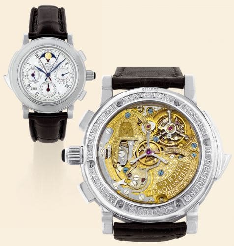 IWC Destriero Scafusia Platinum / English IW1868-18
