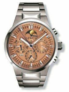 IWC GST Perpetual Calendar Stainless Steel / Salmon / Italian IW3756-10