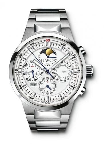 IWC GST Perpetual Calendar Stainless Steel / White / German IW3756-17