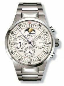 IWC GST Perpetual Calendar Stainless Steel / White / Italian IW3756-18